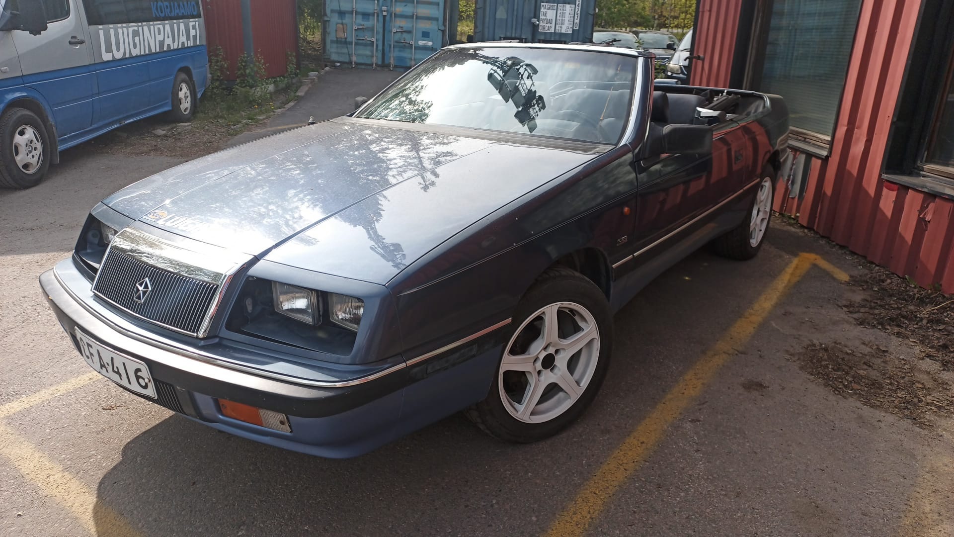 Luiginpajan kesäkulkineisiin kuuluva avoauto